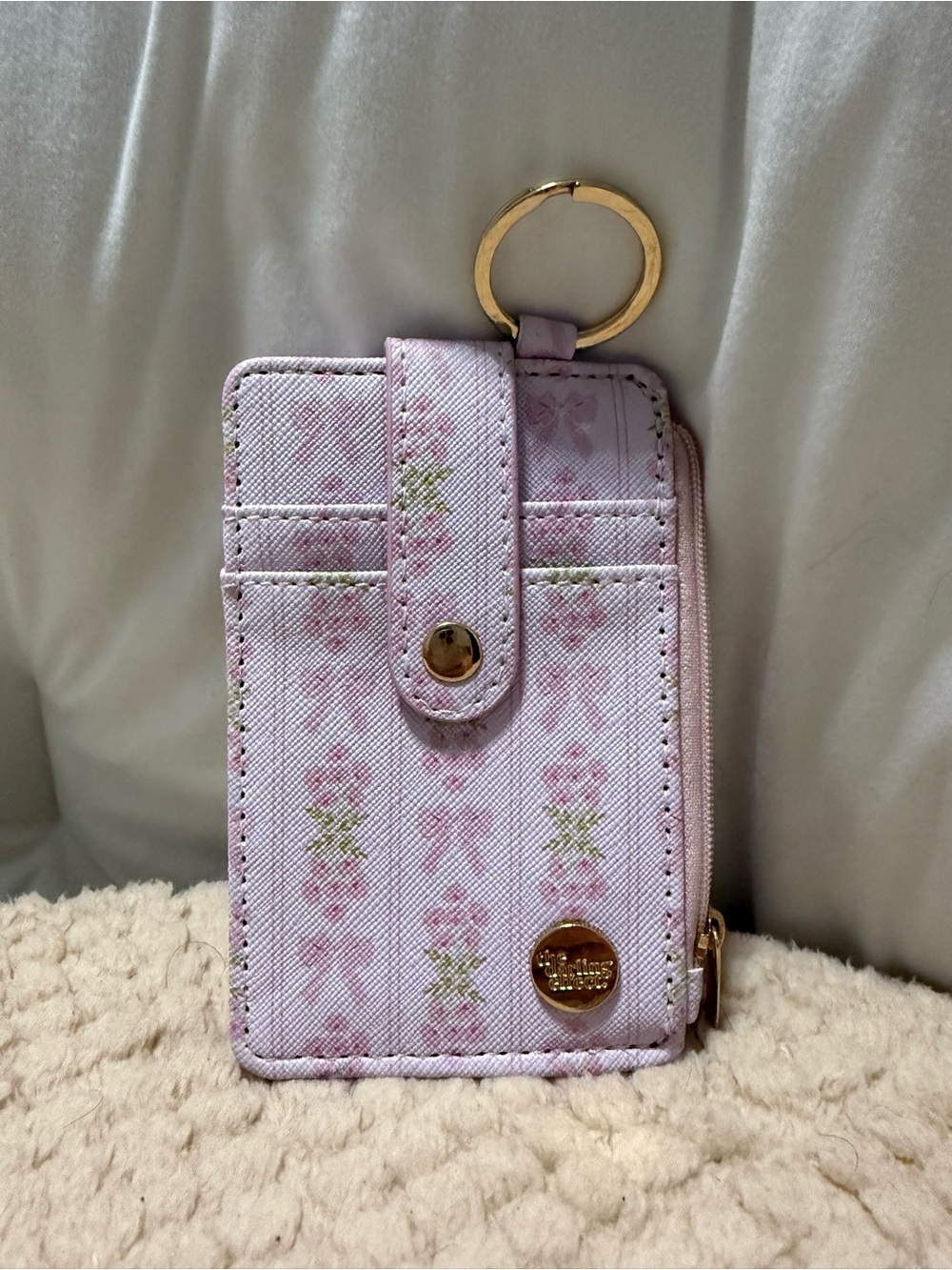 Compact Card Wallet with Key Ring